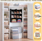 Ofiray-home 3 Tier Hanging Closet Organizer, 10 Compartments Sweater Organizer - Image 6