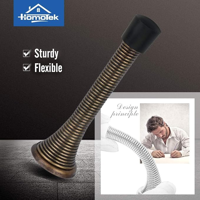 HOMOTEK 12 Pack Spring Door Stopper - Image 2