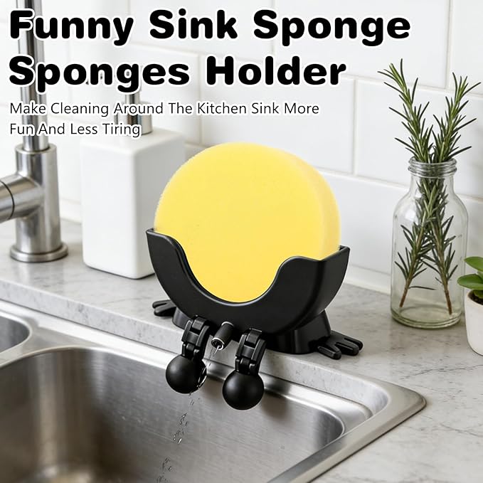 Peeing Scrub Sponge Holder, Funny Sink Sponge Sponges Holder - Image 2