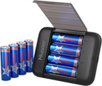 Rechargeable AA Lithium Batteries by Mupoer