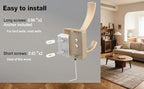 Gold Hooks for Wall, Heavy Duty Thick Aluminum Alloy Entry Coat Hooks for - Image 7
