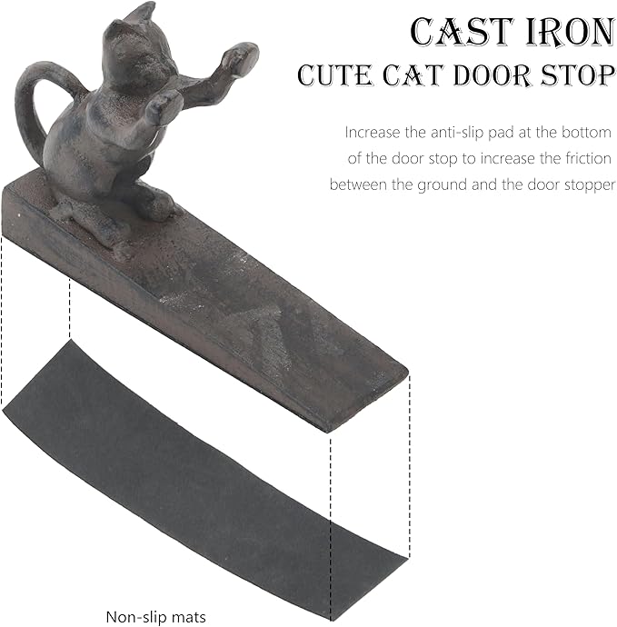 Cat-Shaped Door Stopper for Indoor Use - Image 5