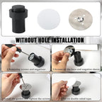 10 Pack Black Door Stoppers - Image 3