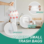 Magesh 4 Gallon Trash Bag Strong, Leakage-Free, Small Garbage Bags Unscented - Image 2