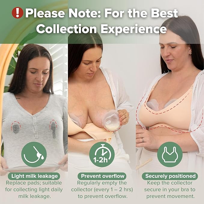 haakaa Petal Soft Silicone Milk Collector丨Discreet Leak-Protection Breast Milk - Image 7