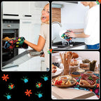 Breling Set of 6 Mexican Kitchen Towels Colorful Flowers Mexican Themed Dish - Image 6
