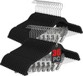 Korpai 36-Pack Black Velvet Hangers by DoWhatYouWanttoDo