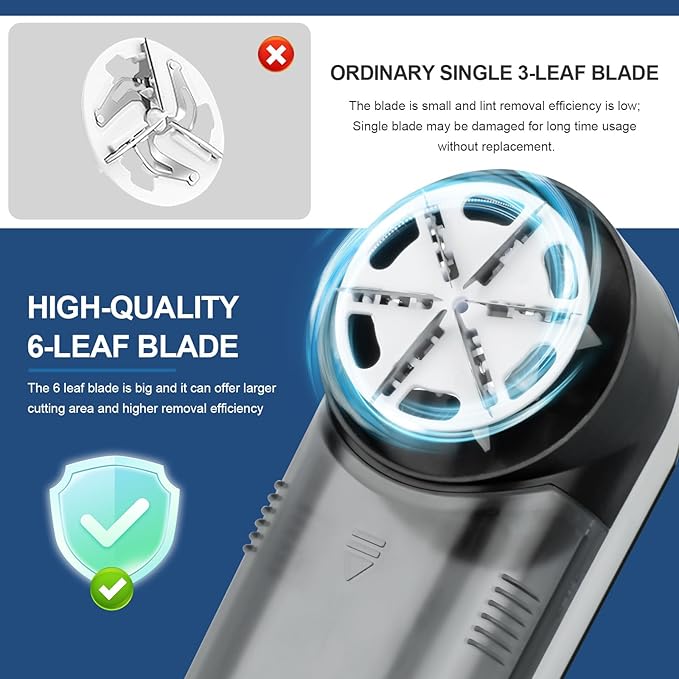 Fabric Shaver, Lint Shaver, Lint Remover Rechargeable Sweater Defuzzer Sweater - Image 4