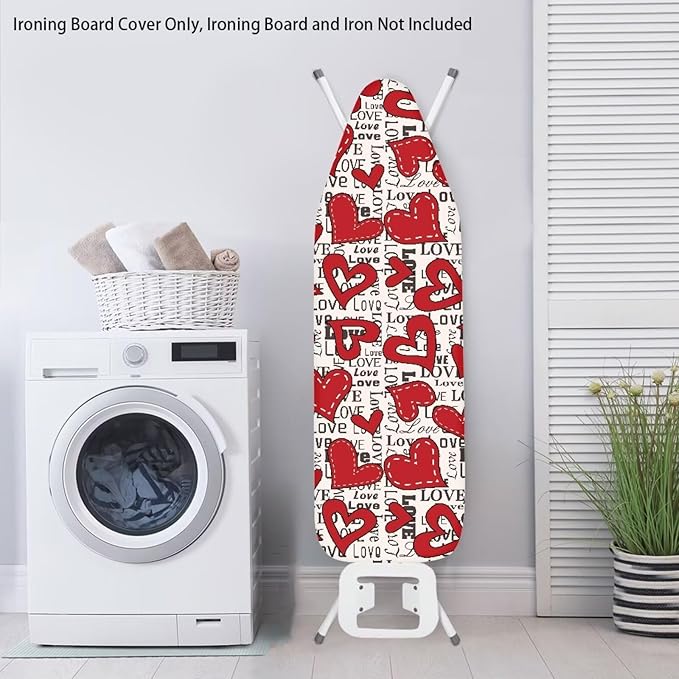 Love Heart Vintage Ironing Board Covers - Image 3