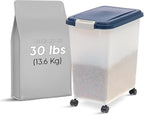 IRIS USA Airtight Dog Food Storage Container, Attachable Wheels, - Image 2