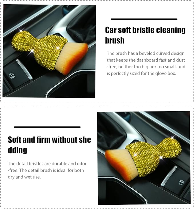 zipelo Auto Interior Dust Brush, Car Detailing Cleaning Brush - Image 3