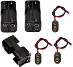 3 Pcs 4 x 1.5V AA Battery Holder Leads by LampVPath