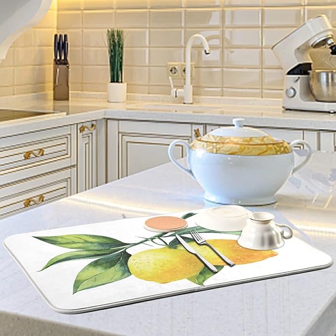 Absorbent Dish Drying Mat for Kitchen Counter - Image 6