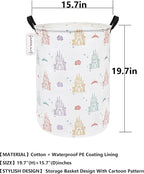 QUEENLALA Large Storage Basket, Laundry Hamper/Bathroom/Home Decor/Collapsible - Image 2