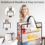 Clear Clothes Storage Bags, 6 Pack Closet Organizers and Under Bed Storage - Image 6