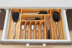 Umilife Extra Large Expandable Kitchen Siverware Utensils Drawer Organizer - Image 6