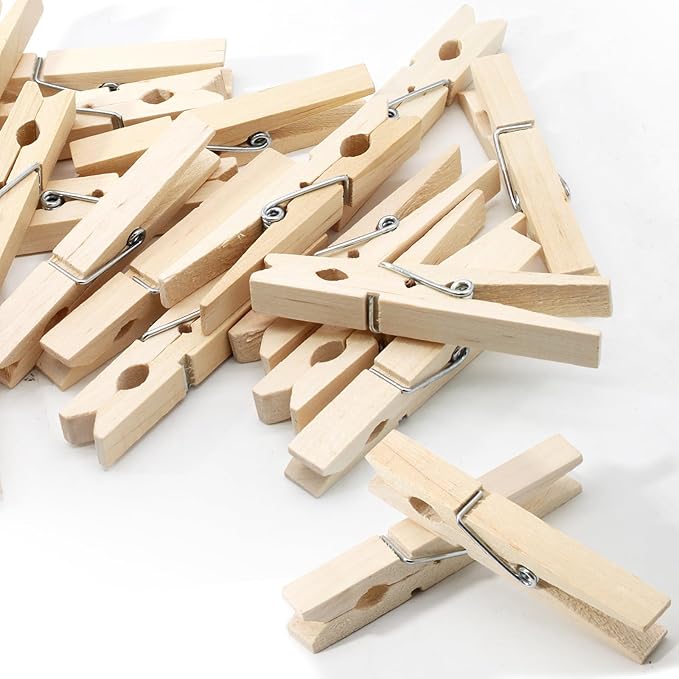 Bivethoi 2.9 Inch Clothes Pins, Wooden Clothespins - Image 7
