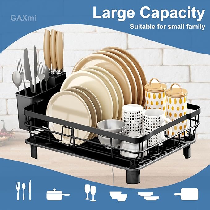 GAXmi Dish Drying Rack Over The Sink Drainer - Image 4