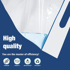 5 Gallon Extra Large Zipper Bag, 18” x 24” Clear Plastic Storage Bag - Image 4