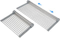 Large Expandable Roll Up Dish Drying Rack, Heat-Resistant Dish Drainer by ARAINY