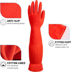 ThxToms Rubber Dishwashing Cleaning Gloves - Image 2