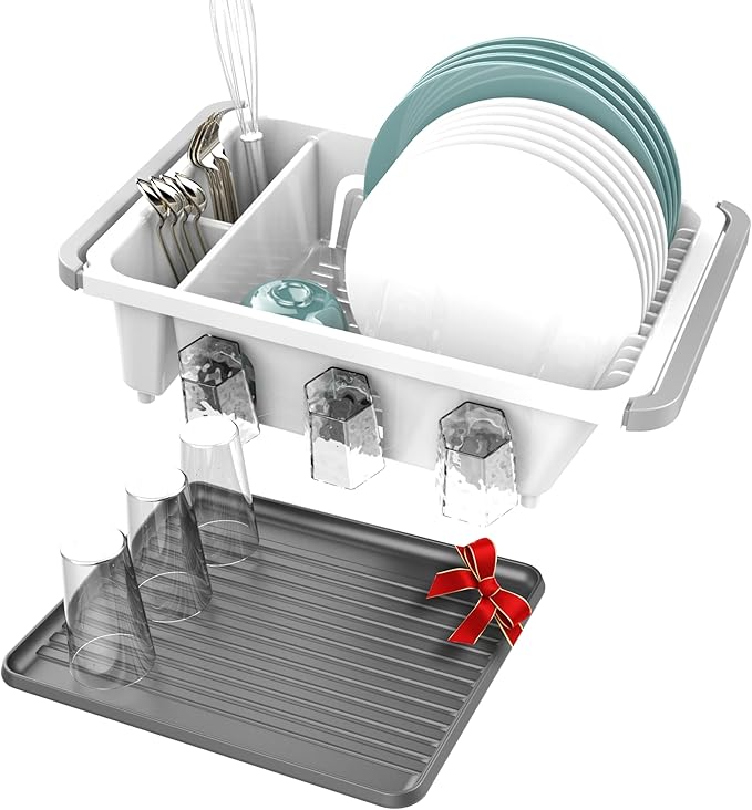 Dish drying rack expandable over the sink, in the sink and - Image 6