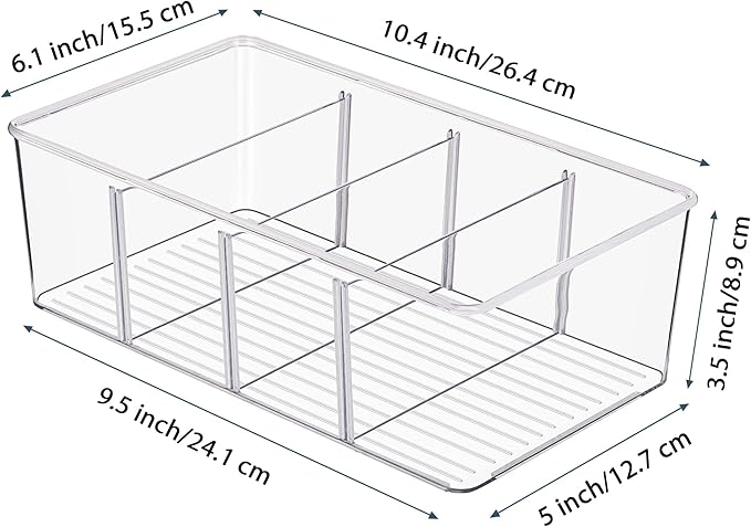 Vtopmart 8 Pack Food Storage Organizer Bins, Cabinet Organization and Storage - Image 3