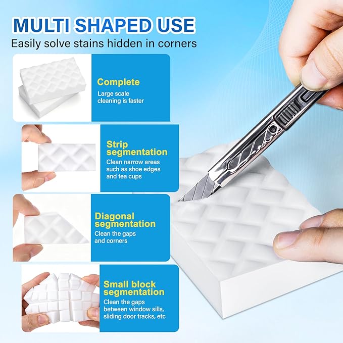 Magic Sponges Cleaning Eraser, Cleaning Supplies - Image 5