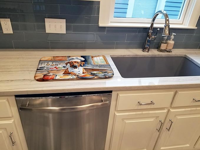 Caroline's Treasures DAC6315DDM Rhodesian Ridgeback The Chef Dish Drying Mat - Image 3