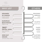 MORALVE Pants Hangers Space Saving - Image 5