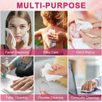 FACEMADE 60 Count Disposable Face Towels, 100% USDA Biobased Face Towelettes - Image 9