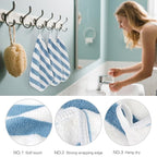 SINLAND Microfiber Facial Cloths Fast Drying Washcloth 12inch x 12inch - Image 3