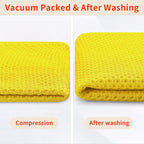 Homaxy 100% Cotton Waffle Weave Kitchen Dish Towels, Ultra Soft Absorbent Quick - Image 7