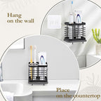 Shinowa Fast-Dry Wall Mounted Toothbrush Holder - Image 3