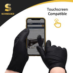 Schneider Black Nitrile Exam Gloves, 5 Mil Disposable Gloves, Latex Free & - Image 9