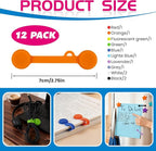 12pcs Silicone Magnetic Cord Organizer Cable Ties Reusable Clips, Cable Straps - Image 2