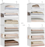SONGMICS Hanging Closet Organizer, 6-Tier Fabric Storage Shelf, Separable by SONGMICSbySONGMICSHOME