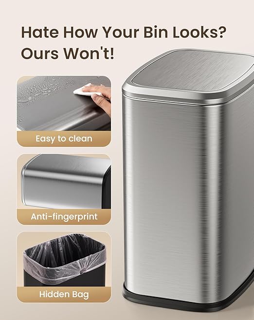 Cesun Small Bathroom Trash Can - Image 4
