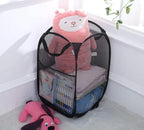 2 Pack Pop Up Laundry Hampers, Collapsible Mesh Laundry Basket, Foldable - Image 4