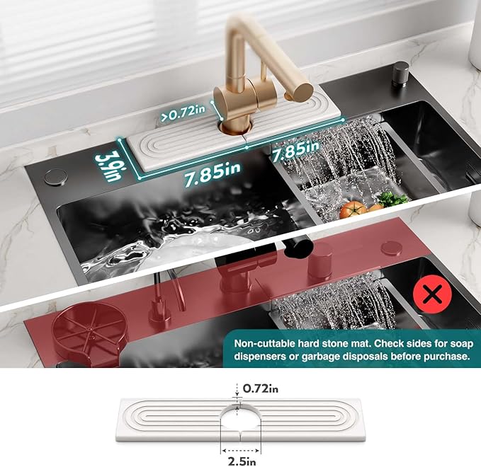 Kitchen Sink Faucet Mat - Image 2