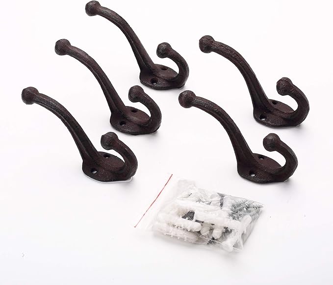 Ambipolar 5-Pack Rustic Wall Hooks - Image 3