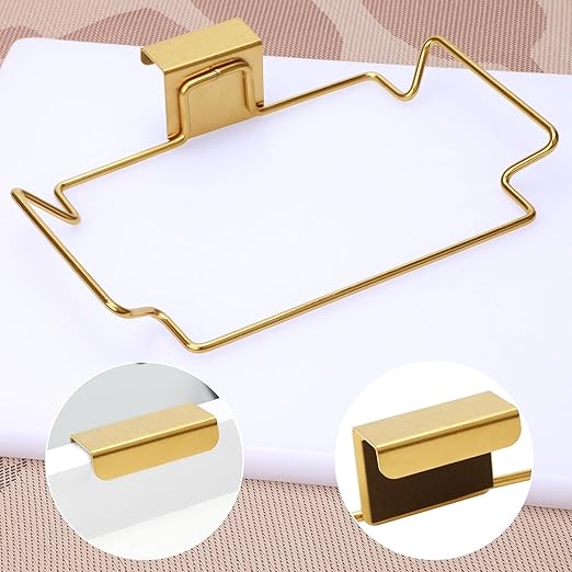 2 Pcs Large Stainless Steel Trash Bag Holder - Image 3