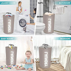 StorageRight 90L Large Laundry Basket, Laundry Hamper, Dirty Clothes Hamper - Image 6