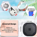 Hair Drain Catcher, Square Drain Cover - Image 3