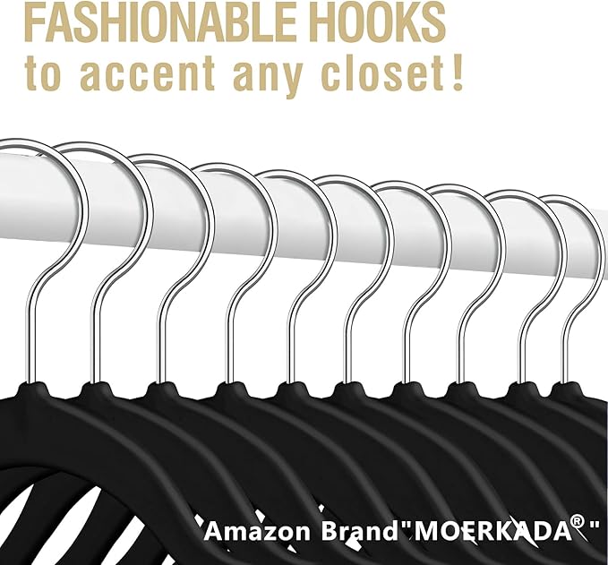 Hangers 50 Pack, Ultra-Thin Plastic Clothes Hangers - Image 8