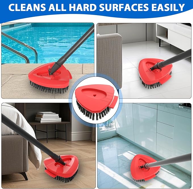 Upgraded Spin Mop Replacement Scrub Brush Heads Compatible - Image 6