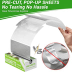 Aluminum Foil Sheets, Hot Dog or Sandwich Wrap, Food Storage, Restaurant - Image 2