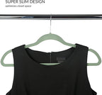 Simplify Slim Velvet Clothes Hangers | 50 Pack | Non-Slip | Shirts | Suit | - Image 3
