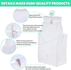 2 Pcs Hanging Collapsible Breathable Mesh Laundry Hamper, Hanging Laundry Bag - Image 3
