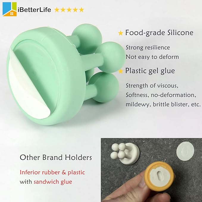 ZEZHOU Good Grips Toothbrush Holders - Image 8